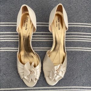 Kate Spade Women’s 10.5 off white heels